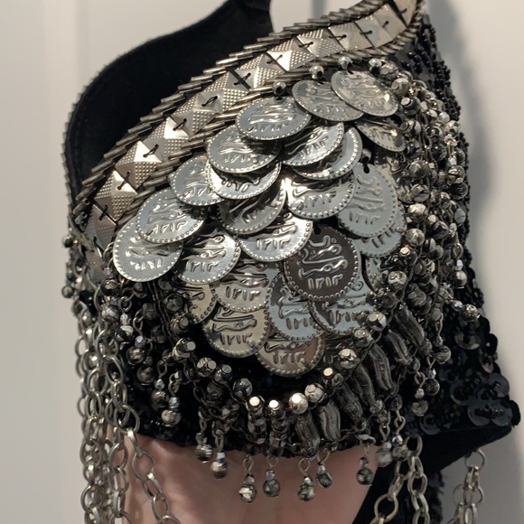 Fun sequin party halter top - Picture 2 of 5